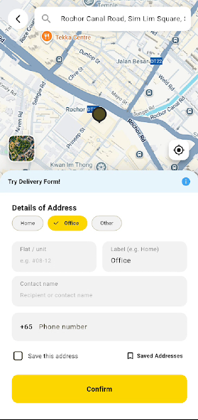 WeMove Address Booking