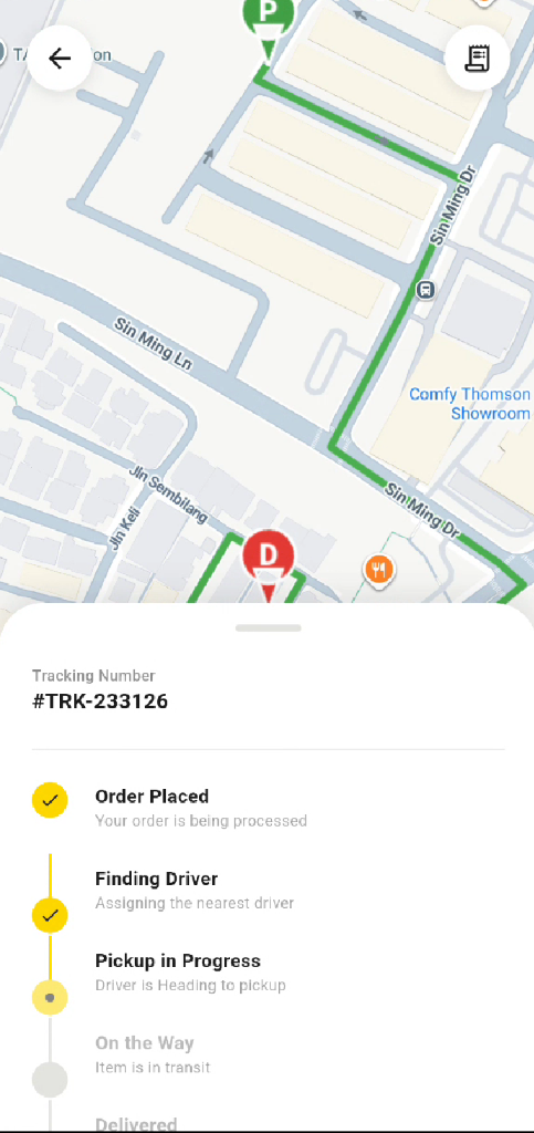 WeMove Real-time Tracking